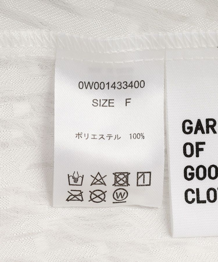 GARAGE OF GOOD CLOTHING「ジャガードタックブラウス」|シャツ・ブラウス|