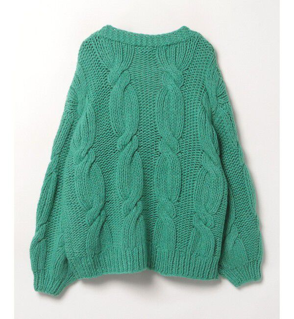 allureville「ビッグケーブルハンドニットカーディガン」|カーディガン|