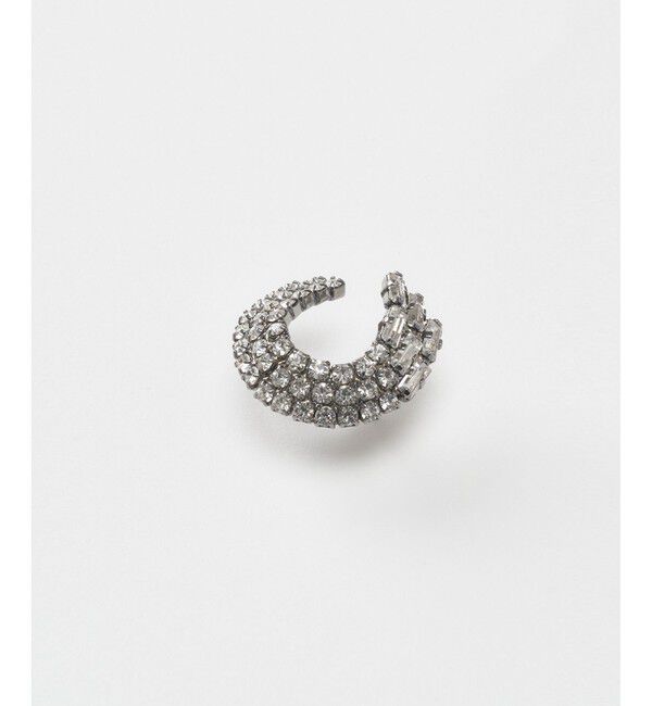 allureville「【HELENEZUBELDIA(エレーヌズベルディア)】 SWALOVSKI TWISTED HOOP」|ピアス|