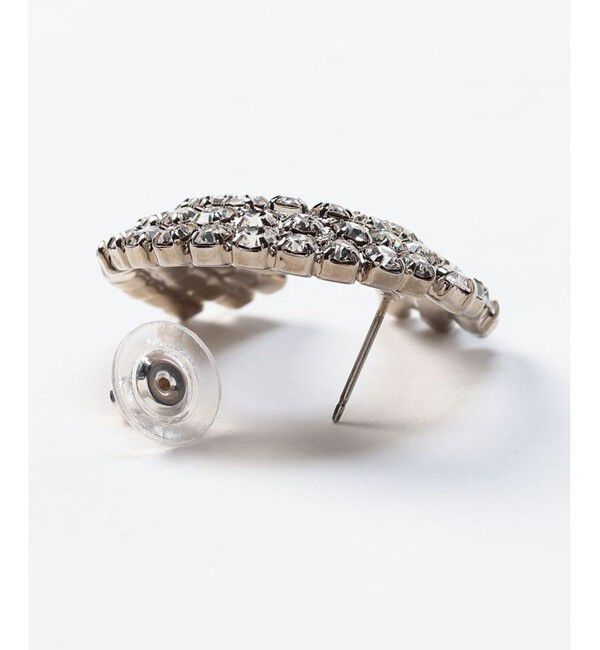 allureville「【HELENEZUBELDIA(エレーヌズベルディア)】 SWALOVSKI TWISTED HOOP」|ピアス|