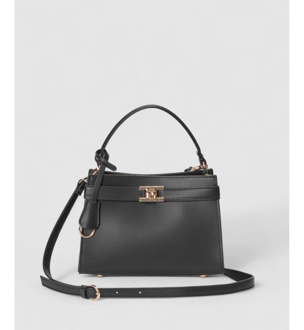 allureville「ツイストバックルスクエアショルダーバッグ」|ショルダー・メッセンジャー|