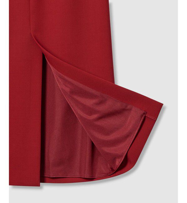 LOULOU WILLOUGHBY「【LOULOU WILLOUGHBY】ウールダブルクロスタイトスカート」|タイト|