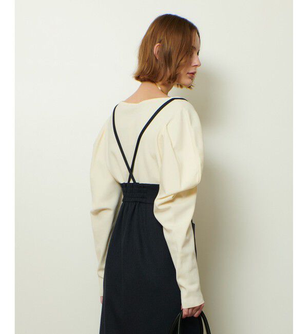 allureville「ソウバリドレープスリーブプルオーバー」|ニット・セーター|