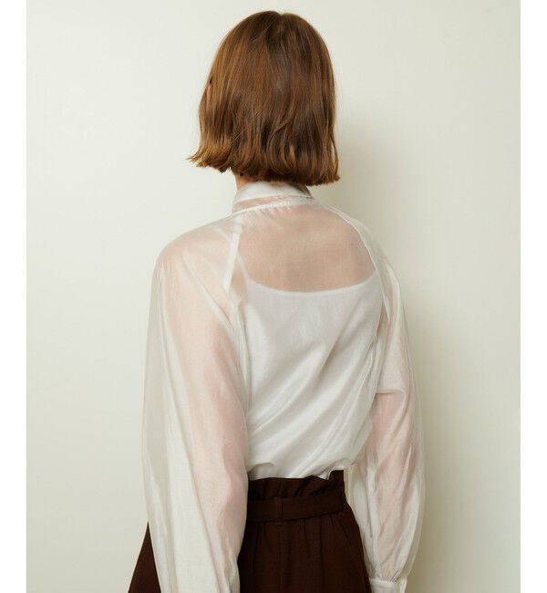 allureville「シルキーセルロースボウブラウス」|シャツ・ブラウス|