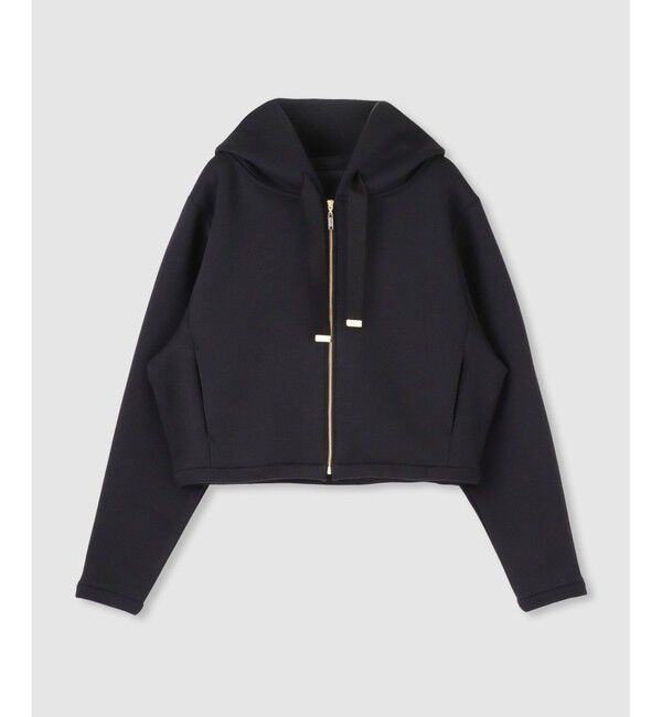 LOULOU WILLOUGHBY「◇【LOULOU WILLOUGHBY】コンパクトパフフーディー」|Tシャツ・カットソー|ブラック