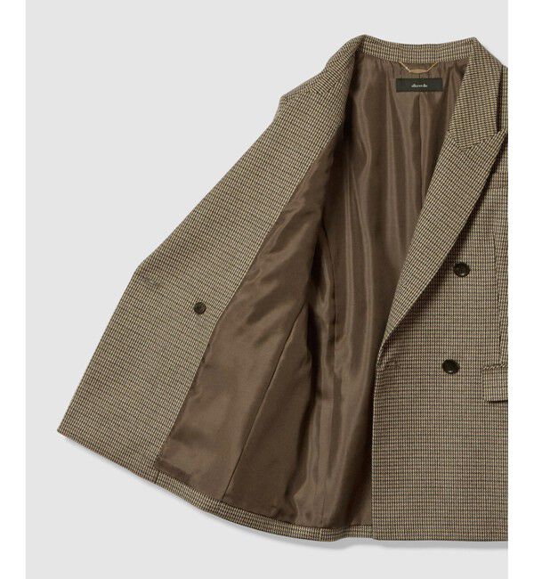 allureville「CHIC TWEEDダブルジャケット」|テーラードジャケット|