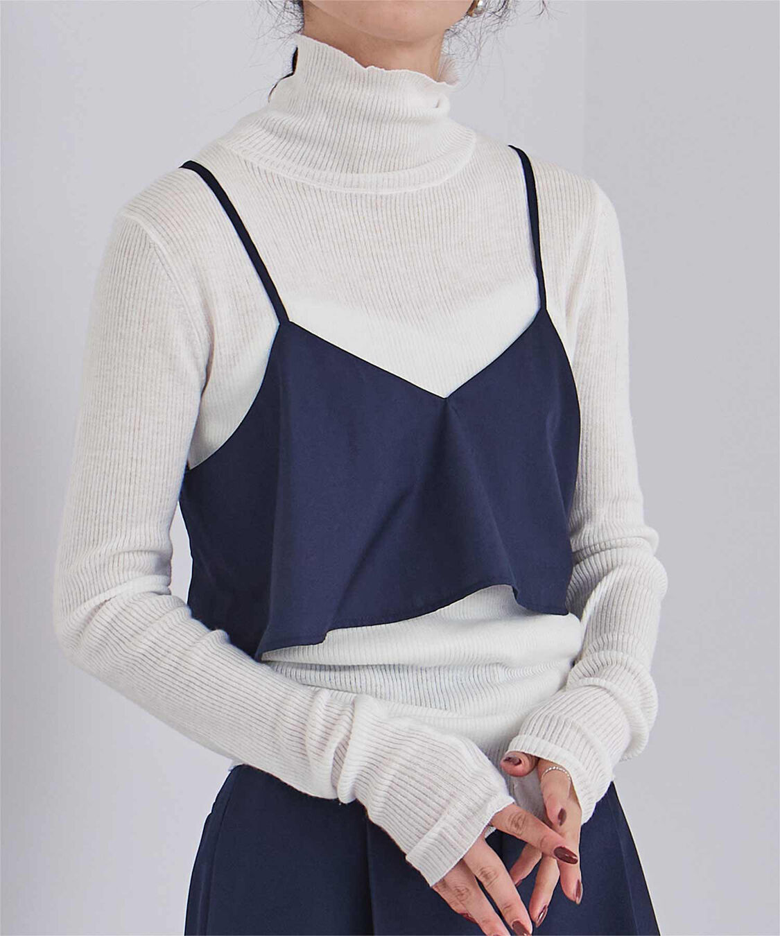 ur's「ウールブレンドハイネックリブニット」|ニット・セーター|