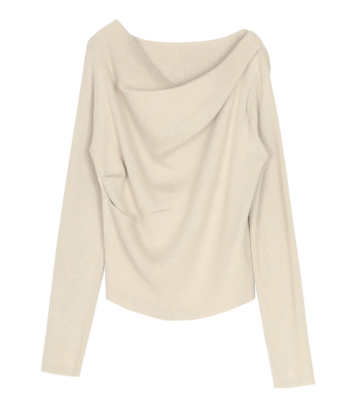 titivate「オフショルダーリブニットトップス」|ニット・セーター|