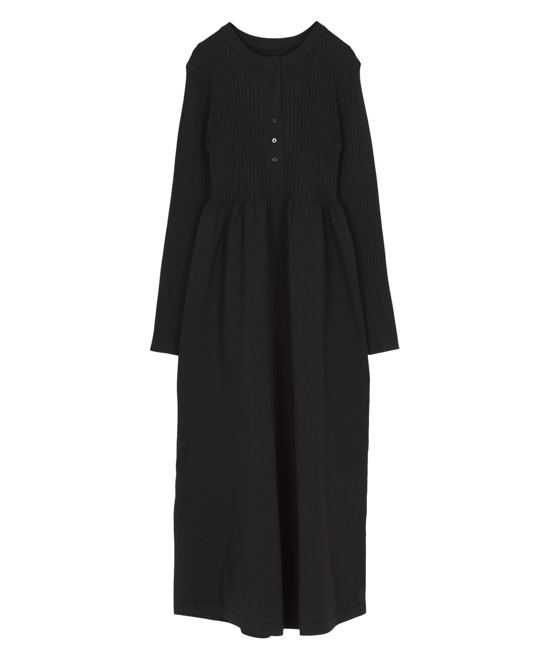 titivate「ヘンリーネックデザインニットワンピース」|ワンピース|