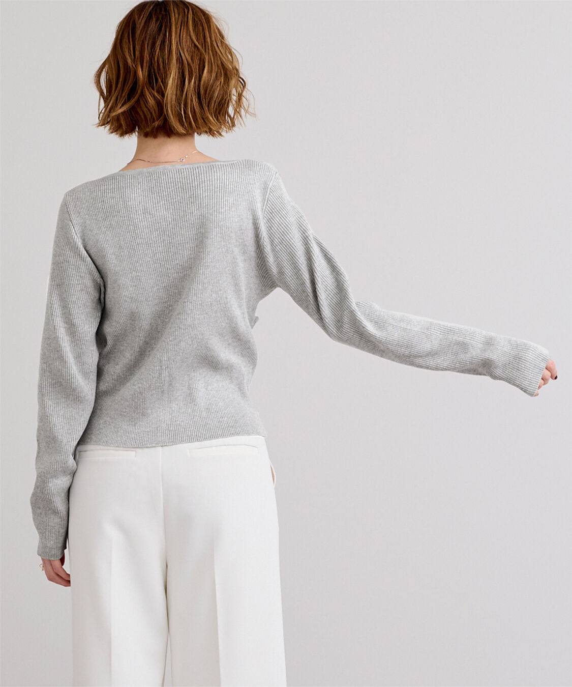 ur's「オフショルダーリブニットトップス」|ニット・セーター|