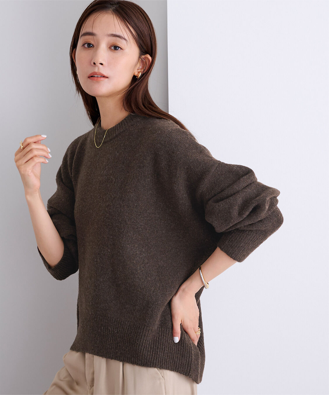 ur's「ヤクライククルーネックニット」|ニット・セーター|