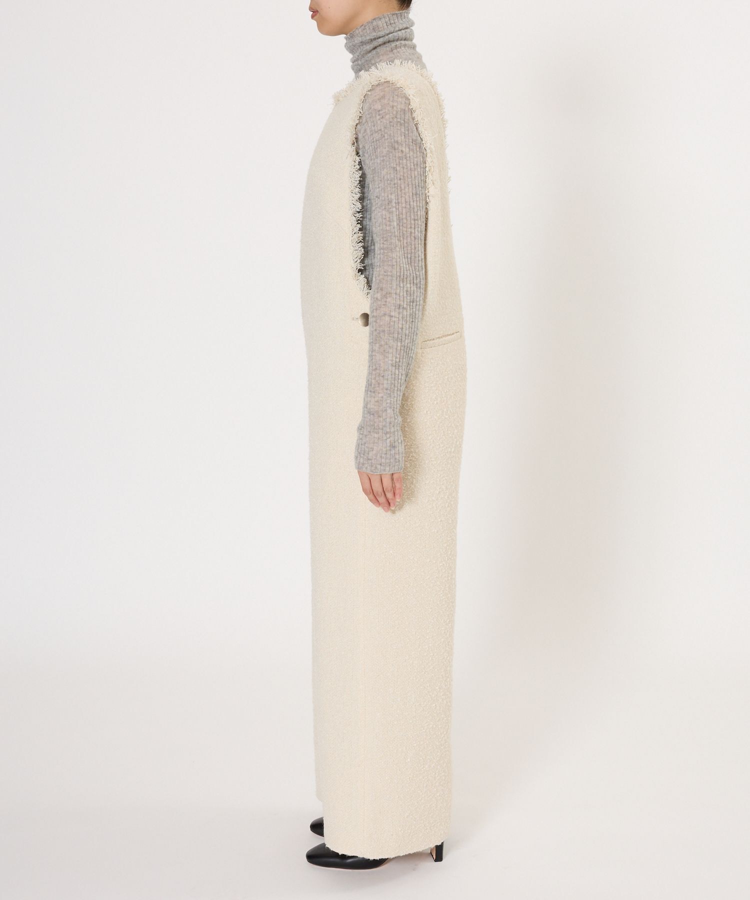 BABYLONE「ツイードフリンジオールインワン」|オールインワン|