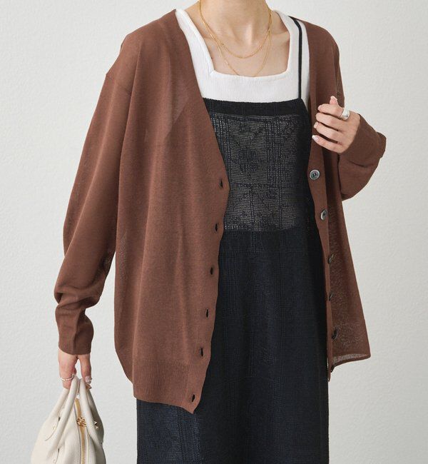  「【日焼け・冷房対策に◎】シアーカーディガン」|カーディガン|