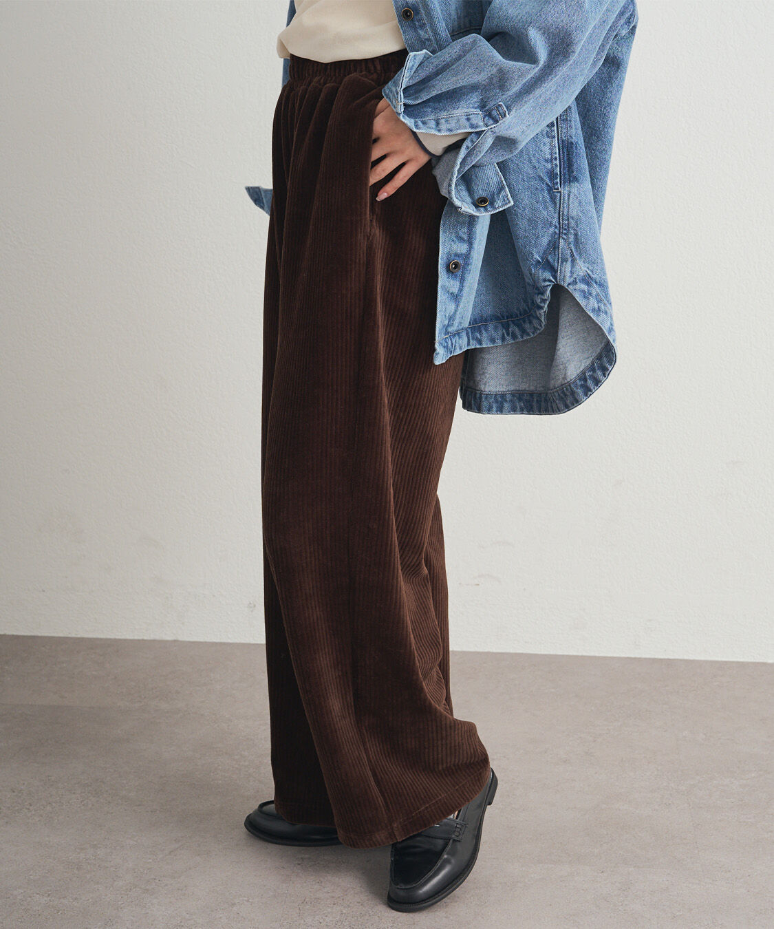  「ストレッチコールイージーパンツ」|その他|