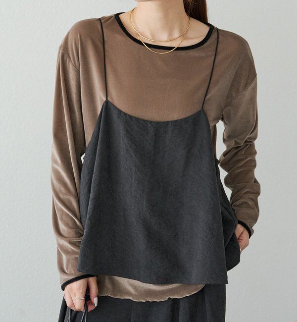  「ベロアリンガーカットソー」|Tシャツ・カットソー|