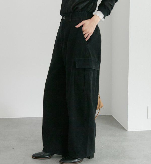  「ヴィンテージライクカーブシルエットカーゴパンツ」|カーゴ|