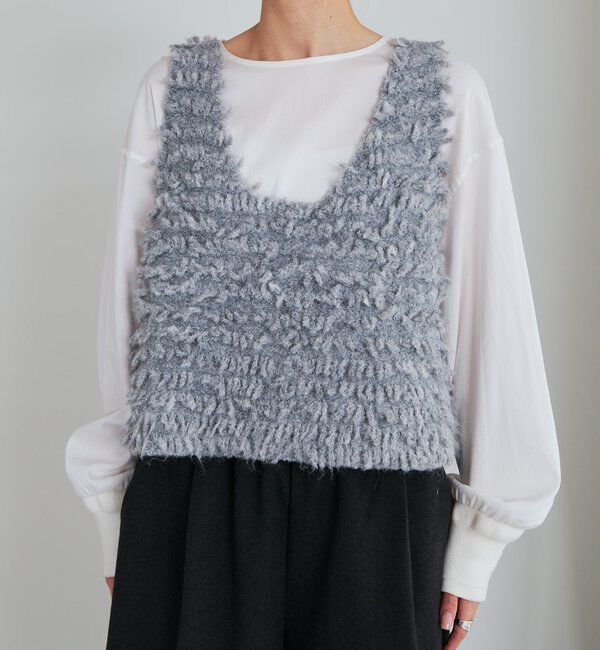  「ループフリンジニットビスチェ」|ニット・セーター|