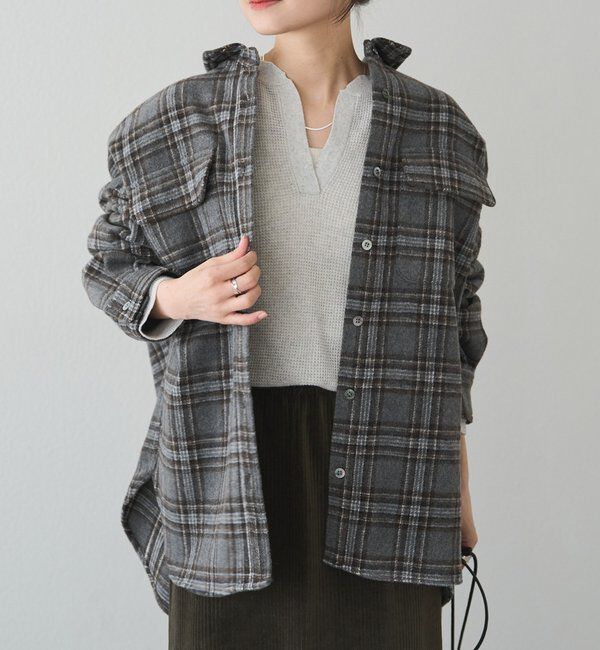  「起毛チェックシャツ」|シャツ・ブラウス|