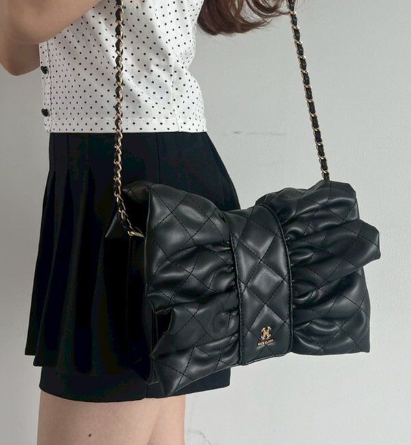  「リボンキルティングショルダーバッグ」|ショルダー・メッセンジャー|