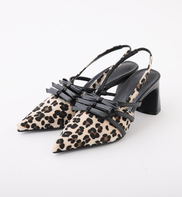  「リボン付きポインテッドストラップシューズ」|その他|