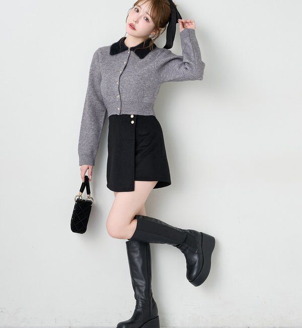  「【マイナス3キロ見え/SNSで話題】厚底サイドゴアロングブーツ」|その他|