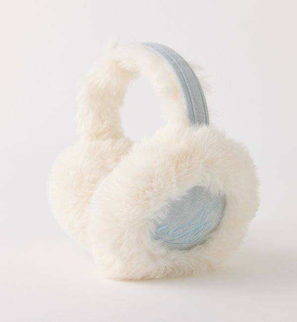  「刺繍入りフェイクムートンイヤーマフ」|その他|