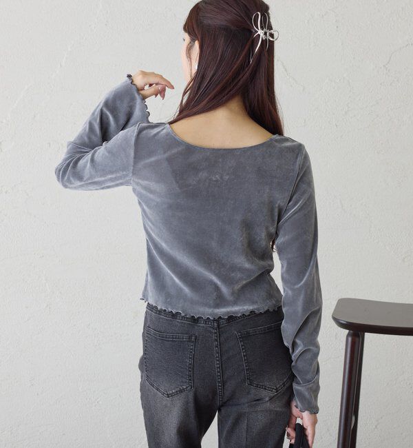  「シアーベロアインナー」|プルオーバー|