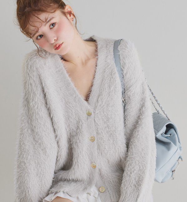  「あざとモテフェザーカーデ」|ニット・セーター|