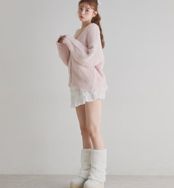  「あざとモテフェザーカーデ」|ニット・セーター|
