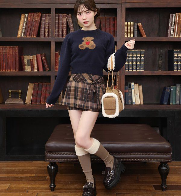  「フェイクムートンエンボスバッグ」|ショルダー・メッセンジャー|