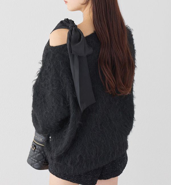  「ビジューシャギーニット」|ニット・セーター|