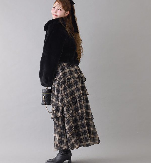  「ティアードロングスカート」|スカート|