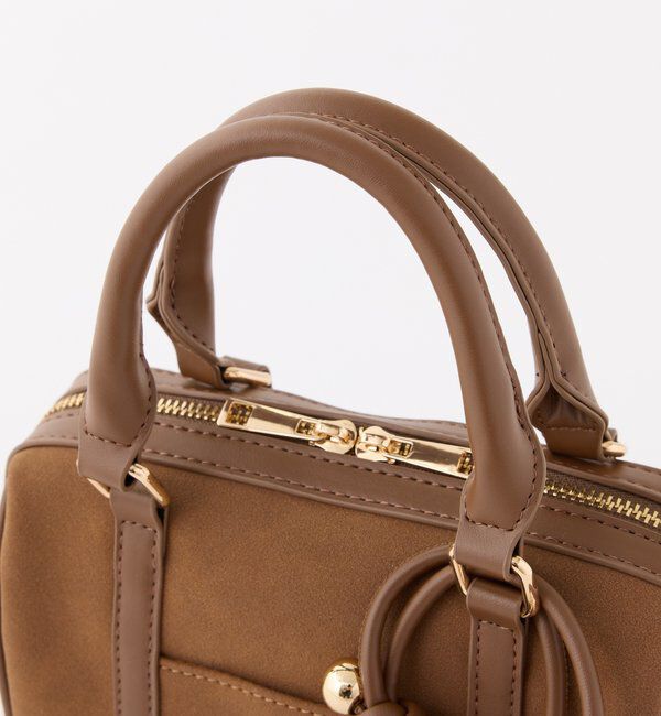  「ハートチャーム付きミニボストン」|ショルダー・メッセンジャー|