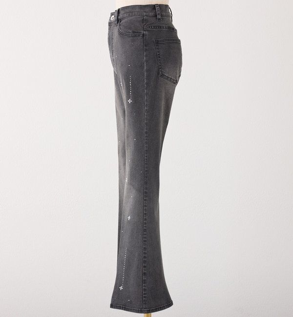  「美脚ラインストーンデニムパンツ」|その他|