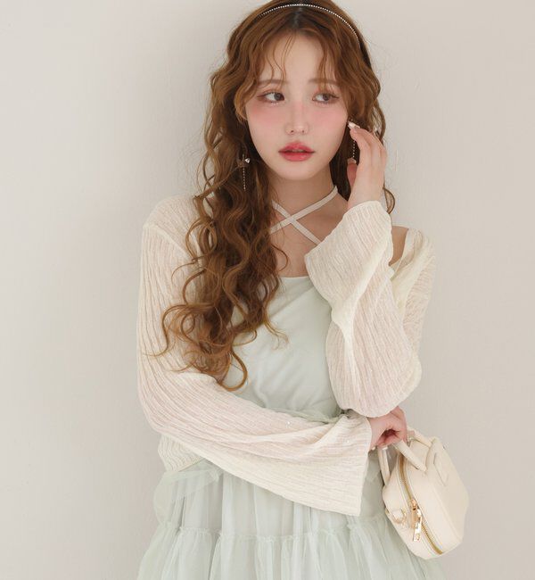  「【WEB限定リバイバル】ティアードチュールワンピース」|ワンピース|