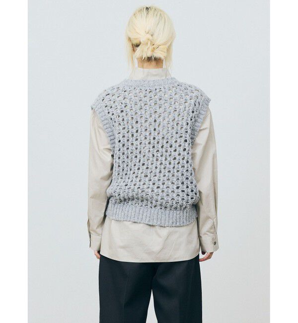 MARMARMAR「MARMARMAR ローゲージメッシュベスト」|ベスト・ジレ|