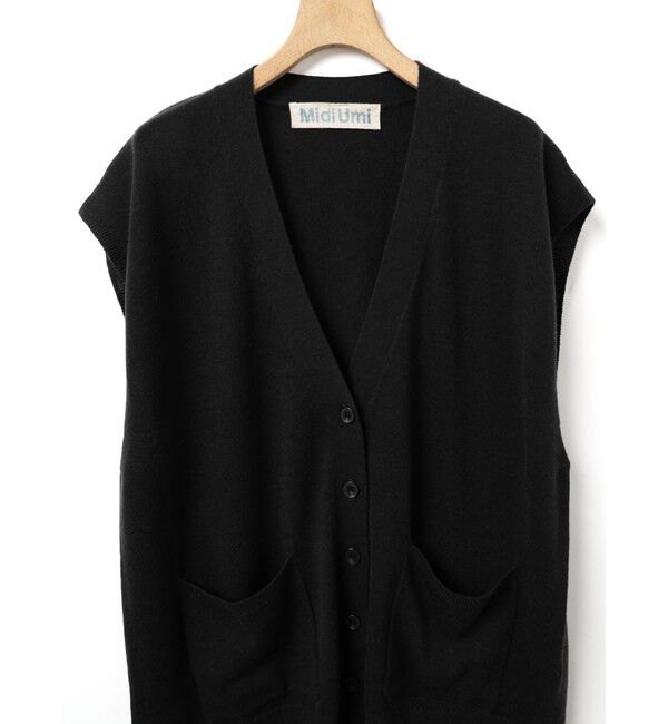 MidiUmi「MidiUmi ロングニットベスト」|ベスト・ジレ|