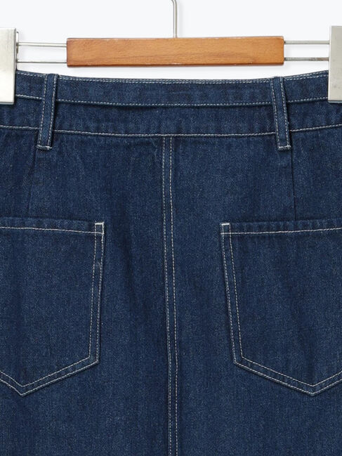 Lugnoncure「ラップ風デニムスカート《2025spring catalog item》」|スカート|