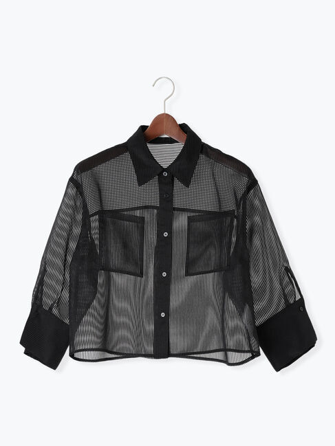 Te chichi「シアーコードストライプシャツジャケット」|その他|