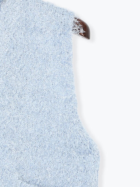 Te chichi「金釦ポケットシャギーニットベスト」|ダウンベスト・ベスト|