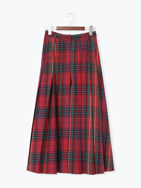 Te chichi「チェックアソートロングプリーツスカート」|スカート|