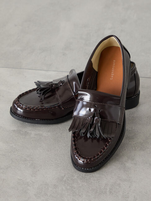 Lugnoncure「タッセルローファー」|その他|ブラウン