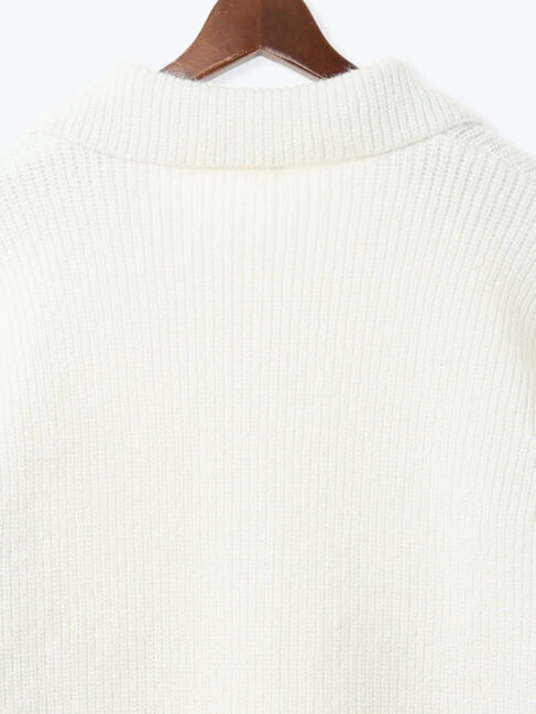 Te chichi「フラットカラーメタル釦ニットジャケット《2025winter catalog item》」|カーディガン|