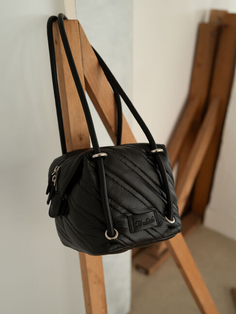 Te chichi「キルトボストンBAG(キューブ)」|その他|ブラック