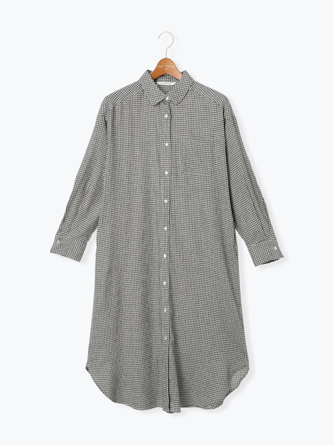 Lugnoncure「アソート起毛シャツワンピース」|ワンピース|