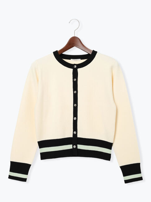 Te chichi「バイカラークラシカルカーディガン」|カーディガン|