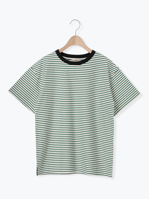 Samansa Mos2「カス残しマルチボーダーTシャツ」|Tシャツ・カットソー|