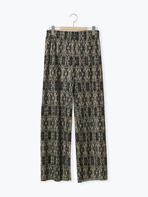 Samansa Mos2 blue「◎柄アソートプリーツパンツ」|その他|