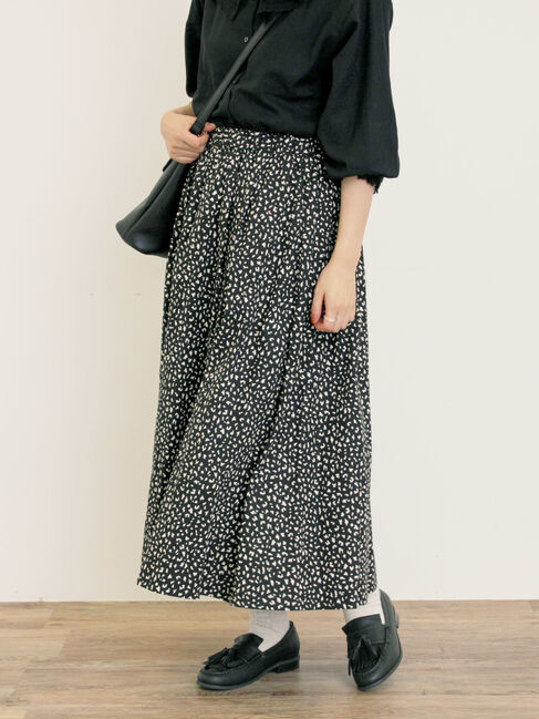 Samansa Mos2「柄アソートタックスカート」|スカート|