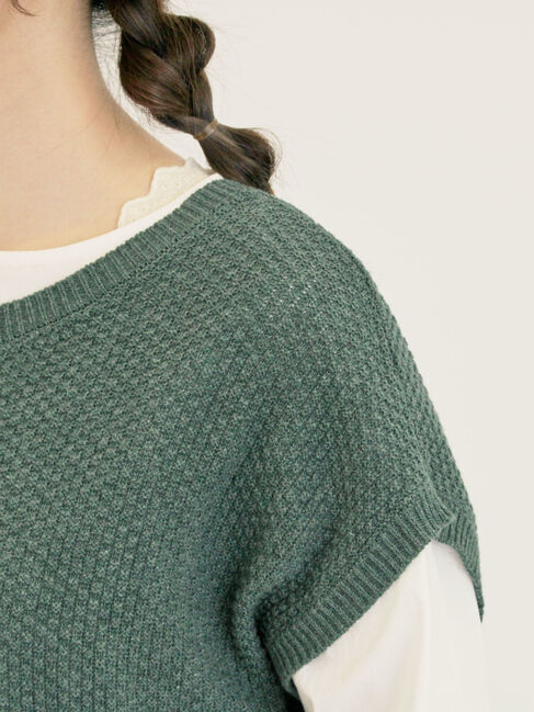 Samansa Mos2「2WAY裾レースかのこベスト」|ダウンベスト・ベスト|